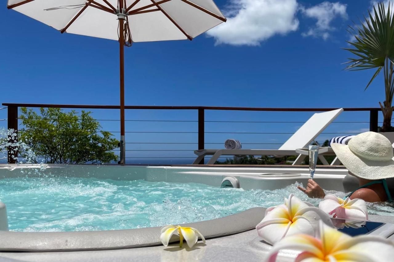 Villa Manuiti, Balinese Luxury Home - Private Swim Spa, Ocean View - Ofyr Bbq - Koi Pond Punaauia  Εξωτερικό φωτογραφία