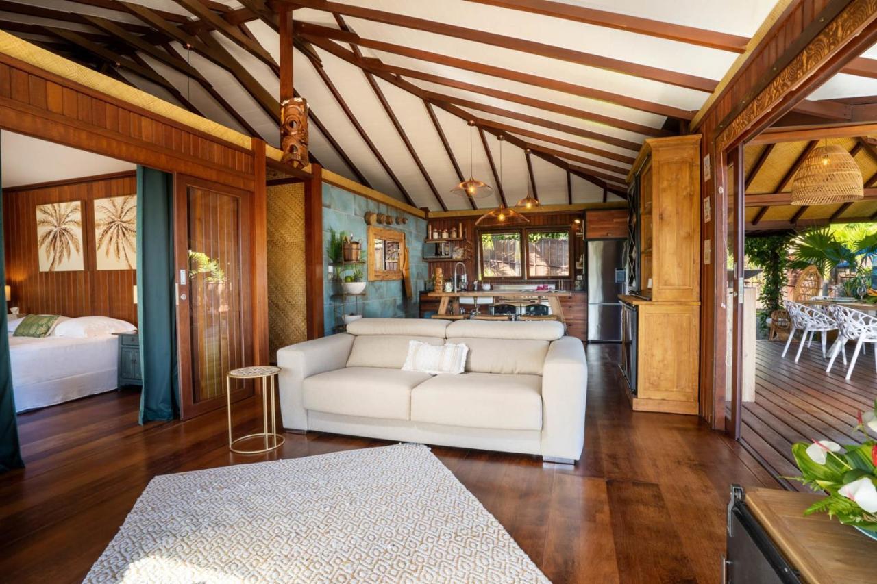 Villa Manuiti, Balinese Luxury Home - Private Swim Spa, Ocean View - Ofyr Bbq - Koi Pond Punaauia  Εξωτερικό φωτογραφία