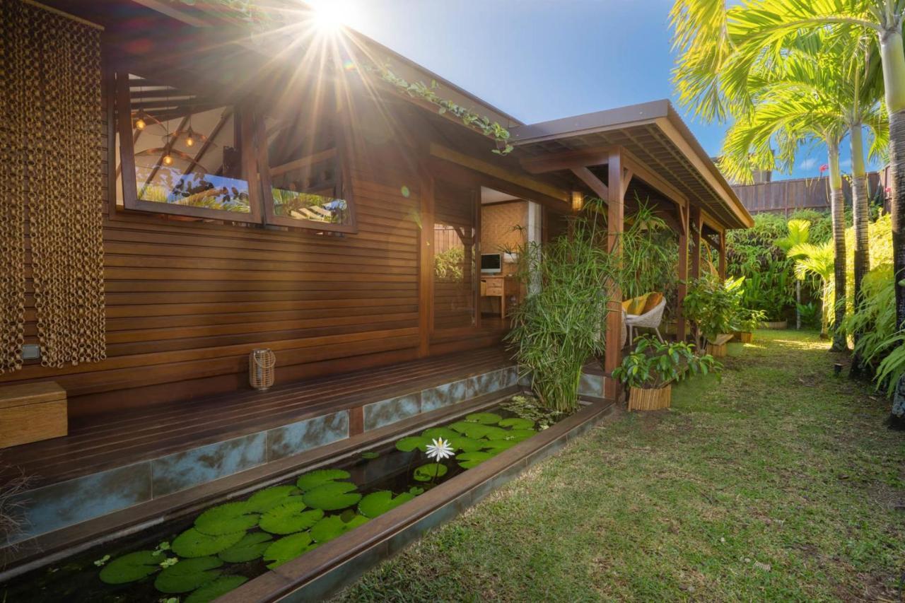 Villa Manuiti, Balinese Luxury Home - Private Swim Spa, Ocean View - Ofyr Bbq - Koi Pond Punaauia  Εξωτερικό φωτογραφία
