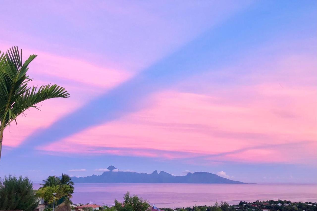 Villa Manuiti, Balinese Luxury Home - Private Swim Spa, Ocean View - Ofyr Bbq - Koi Pond Punaauia  Εξωτερικό φωτογραφία